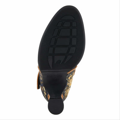 L'Artiste by Spring Step Women's Adodora Black Multi 11 Medium