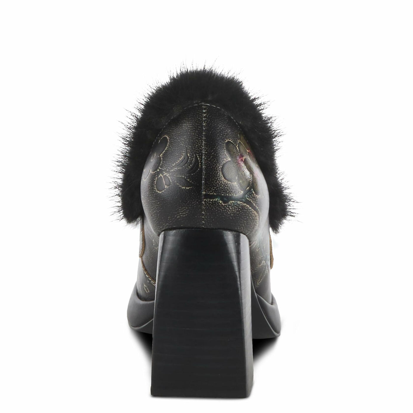 Spring Step L'Artiste Women's Tancy Leather Heel Black Multi EU 40 / US 9