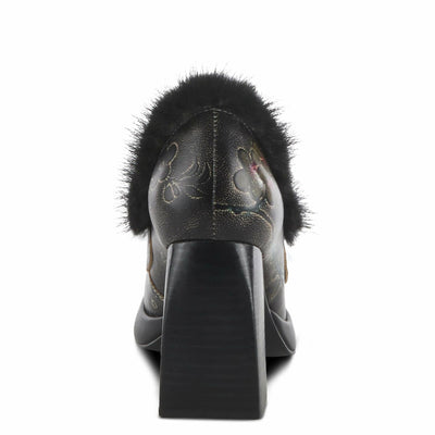 Spring Step L'Artiste Women's Tancy Leather Heel Black Multi EU 40 / US 9