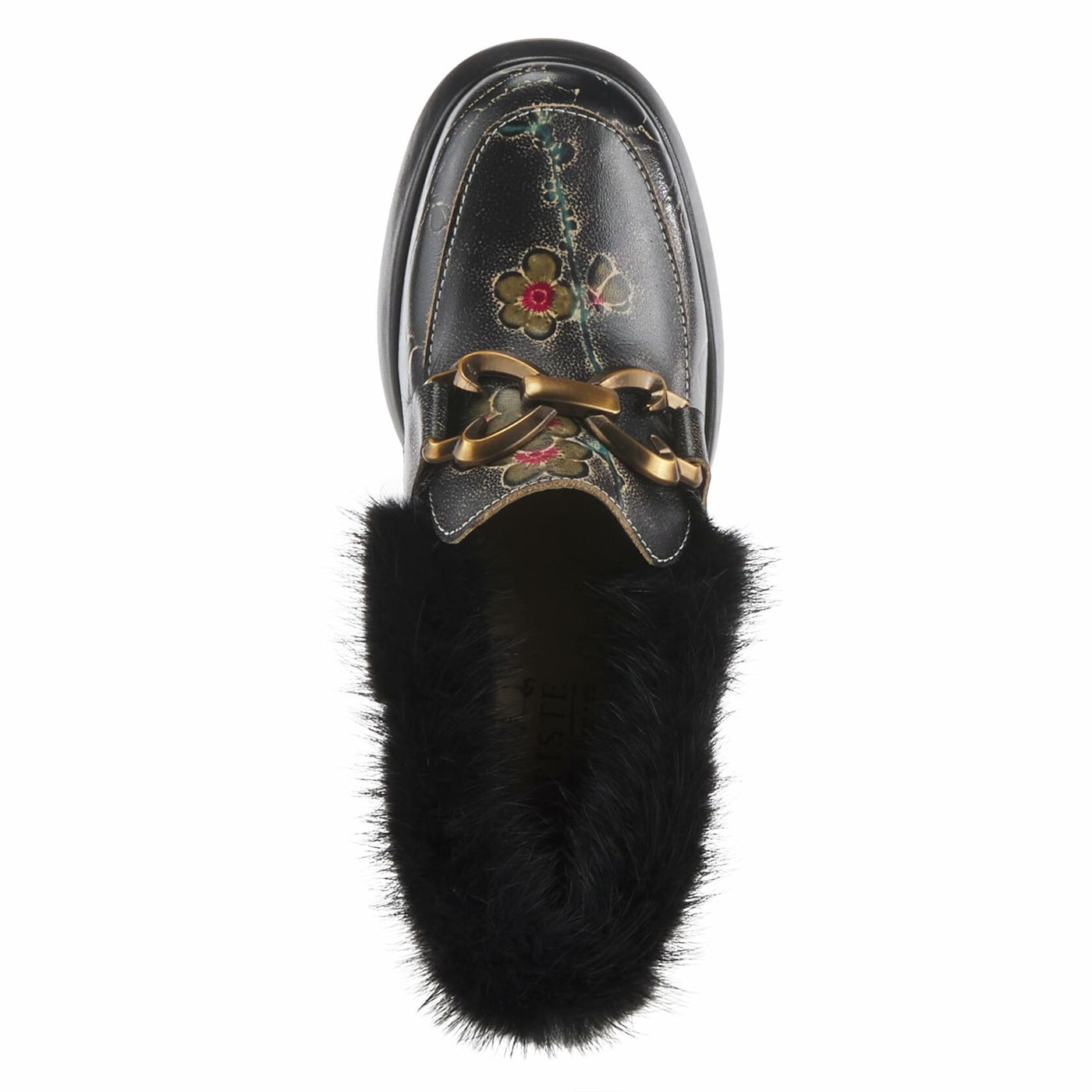 Spring Step L'Artiste Women's Tancy Leather Heel Black Multi EU 40 / US 9