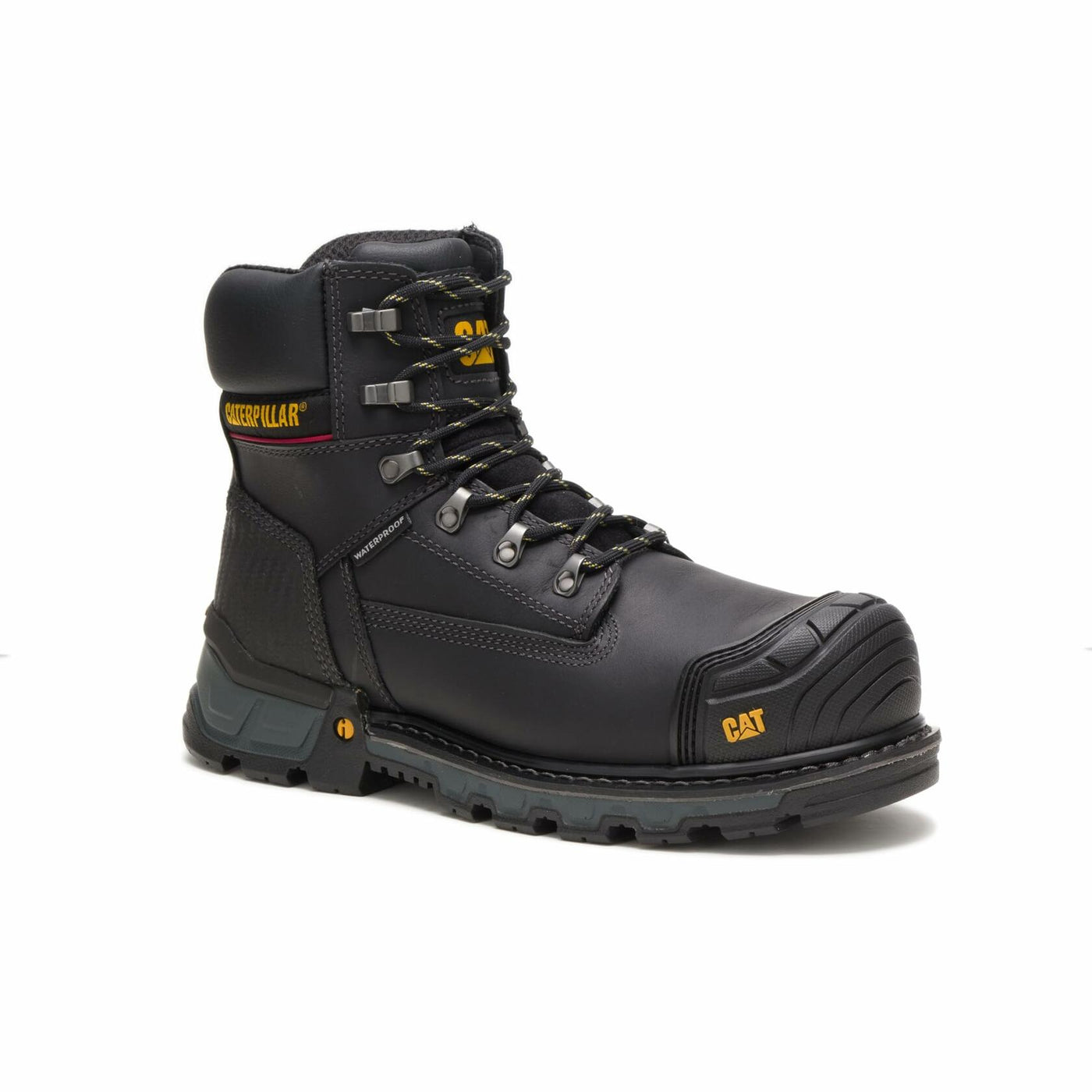 Cat Footwear Men's Excavatorxl 6" Wp Ct Construction Boot, Dark Brown, 7 Wide