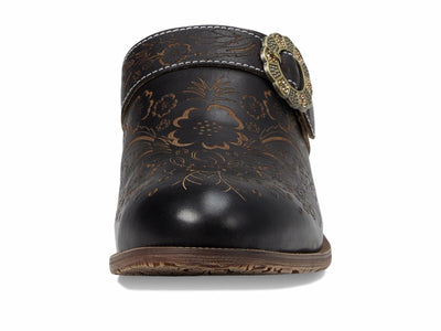 L'Artiste by Spring Step Women's Zoozi Mule, Black, 7.5-8