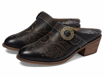 L'Artiste by Spring Step Women's Zoozi Mule, Black, 7.5-8