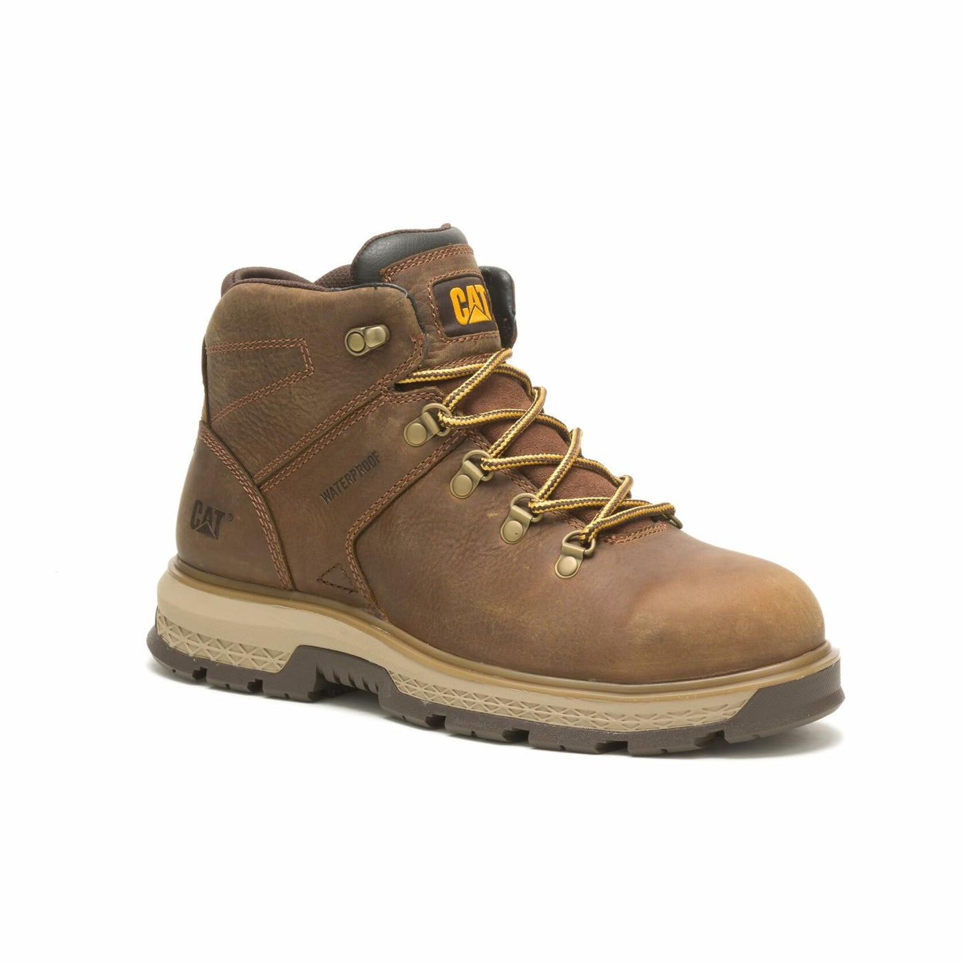 Cat Footwear Men's Exposition Hiker Wp at Construction Boot, Pyramid, 8 Wide