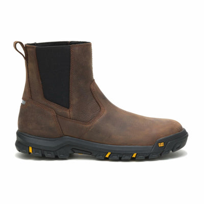 CAT Footwear Men's Wheelbase Construction Boot, Clay, 8.5