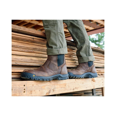 CAT Footwear Men's Wheelbase Construction Boot, Clay, 7.5