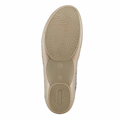 Spring Step NIFONELA Women's Slip-On Sneaker - Elastic Gore, Laser Cut Details, Removable Insole Pewter EU 40 / US 9