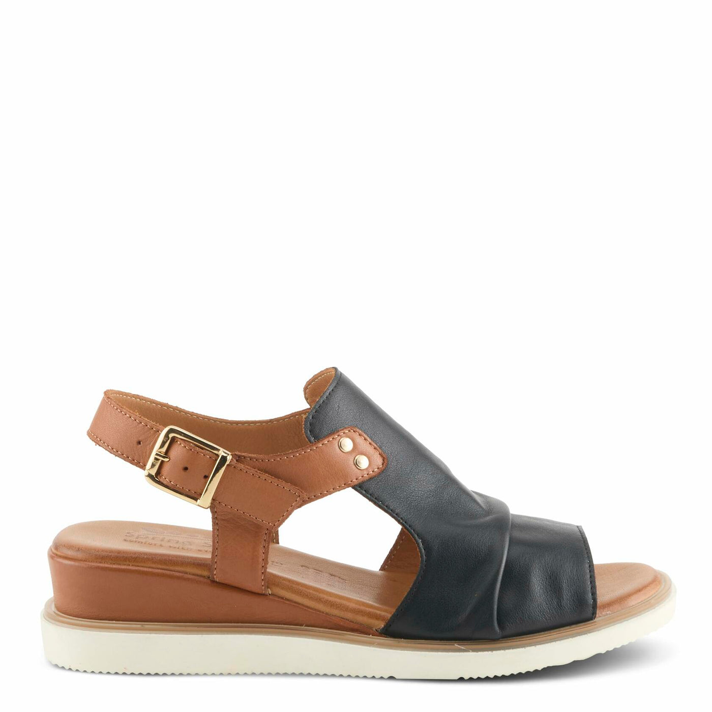 Spring Step Women's Locals Sandal, Black Multi, 8.5