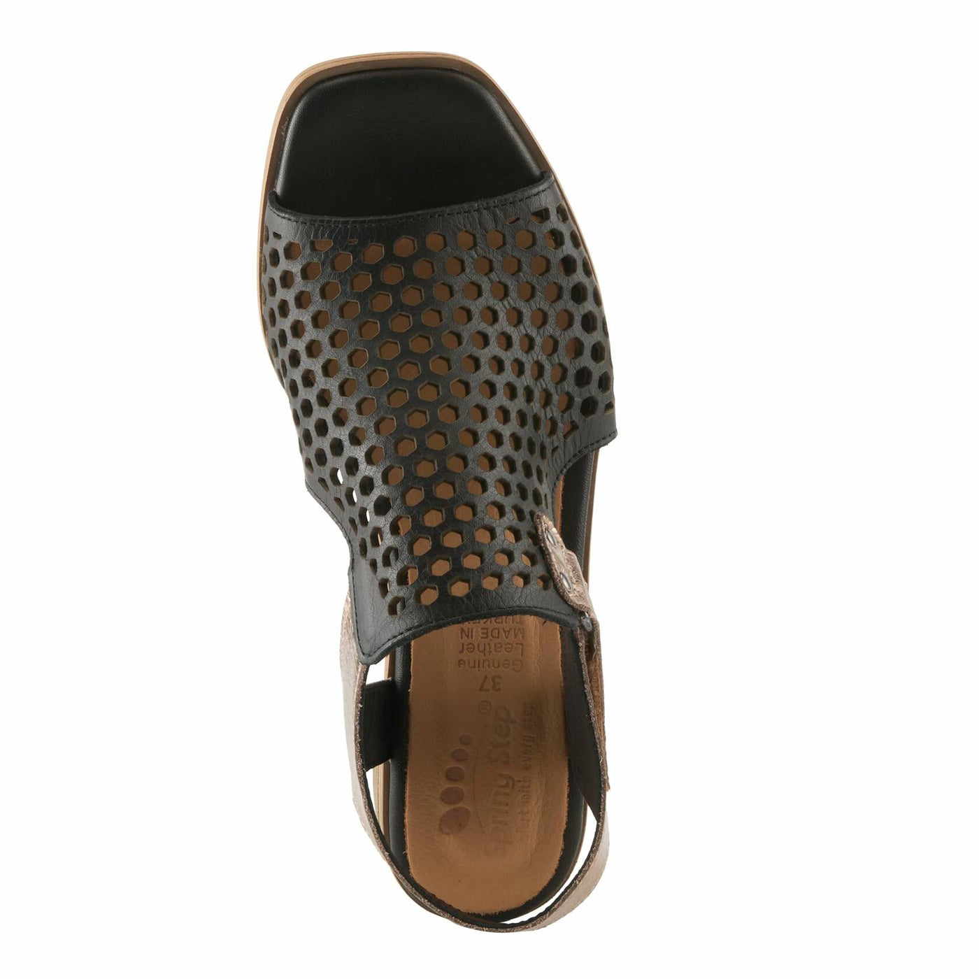 Spring Step Women's Gosset Sandal, Black Multi, 9