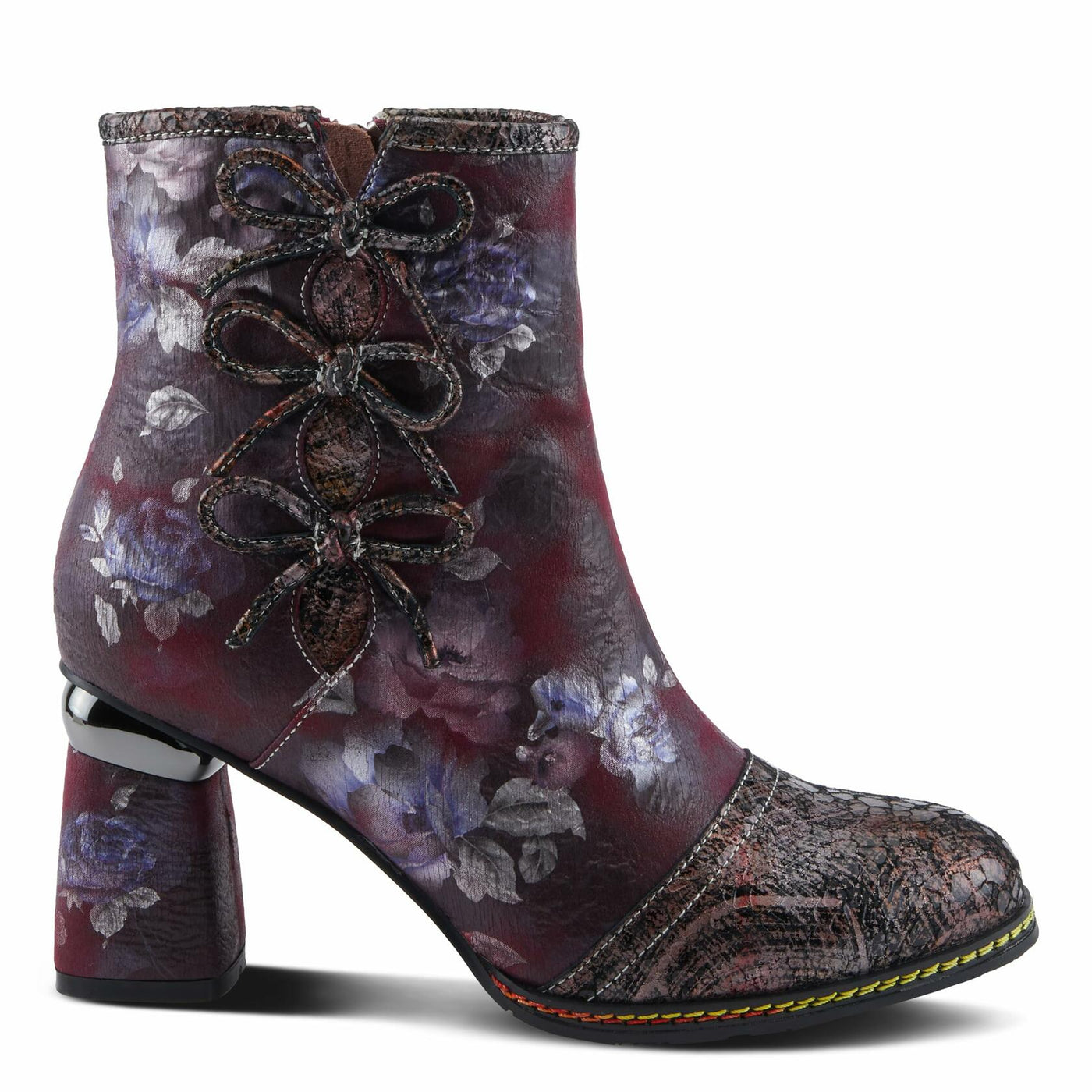 L'Artiste by Spring Step Women's Carre Plum Multi 8 Medium