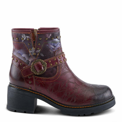 L'Artiste by Spring Step Women's Branchout Fashion Boot, Bordeaux Multi, 10