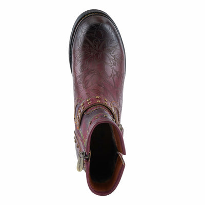 L'Artiste by Spring Step Women's Branchout Fashion Boot, Bordeaux Multi, 10