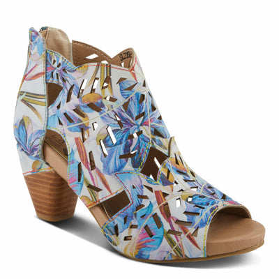 L'Artiste by Spring Step Women's Icon-Fleur Pump, Blue Multi, 11.5-12