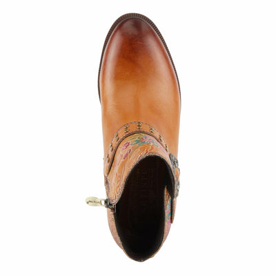 L'Artiste by Spring Step Women's Daintylady Western Boot, Camel Multi, 5