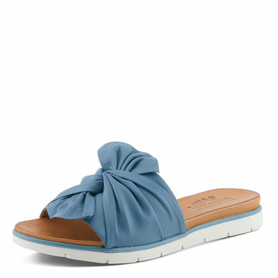 Spring Step Women's Lavona Sandal, Blue, 7.5-8
