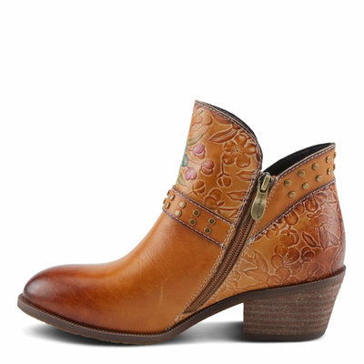 L'Artiste by Spring Step Women's Daintylady Western Boot, Camel Multi, 5