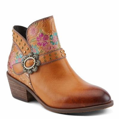 L'Artiste by Spring Step Women's Daintylady Western Boot, Camel Multi, 5