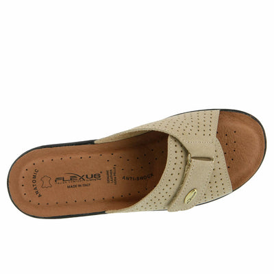 Flexus by Spring Step Women's KEA Slide Sandal, Black, 10.5-11