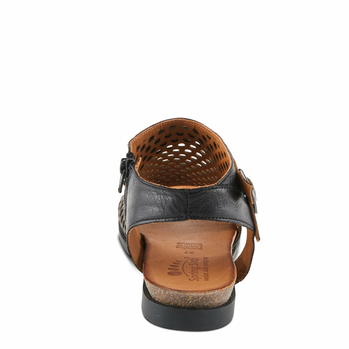 Spring Step Women's Covington Sandal, Black, 9