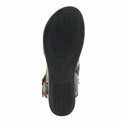 Spring Step Women's Covington Sandal, Black, 9