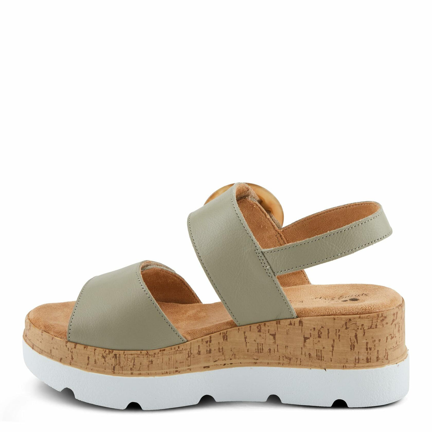 Spring Step Women's Abarah Sandal, Sage Green, 5.5