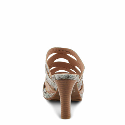 L'Artiste by Spring Step Women's Aurielle Sandal, Bone Multi, 9.5-10