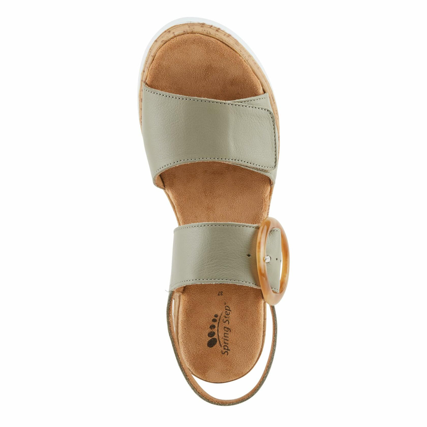 Spring Step Women's Abarah Sandal, Sage Green, 5.5