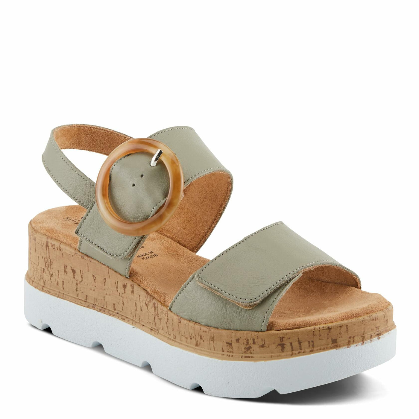 Spring Step Women's Abarah Sandal, Sage Green, 5.5