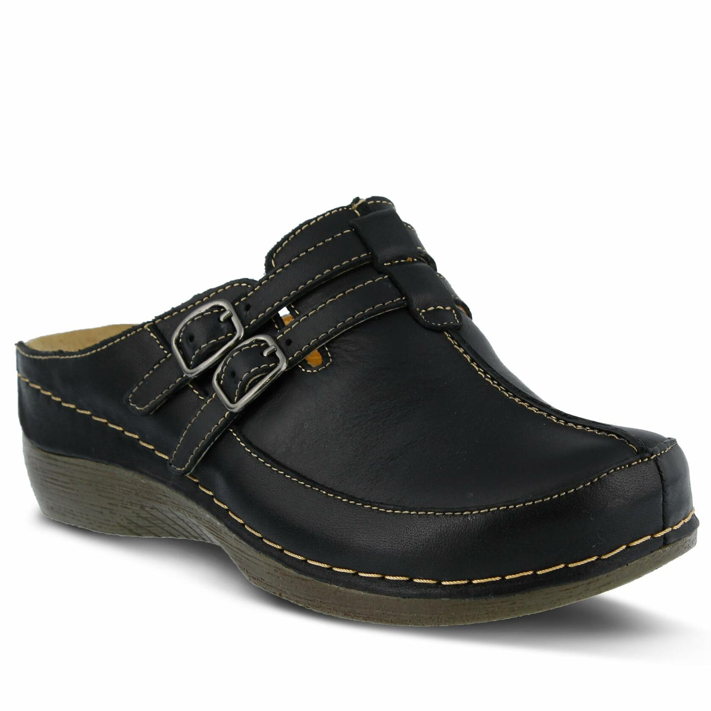 Spring Step Women's Happy Mule, Black, 36 EU/5.5-6 M US