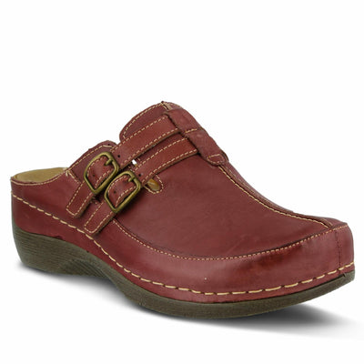Spring Step Happy Mule Clogs for Women - Ladies Slip-On Clogs with Ajdustable Straps - Comfortable Slip-On Loafers for Women - Bordeaux EU 42 / US 10.5-11