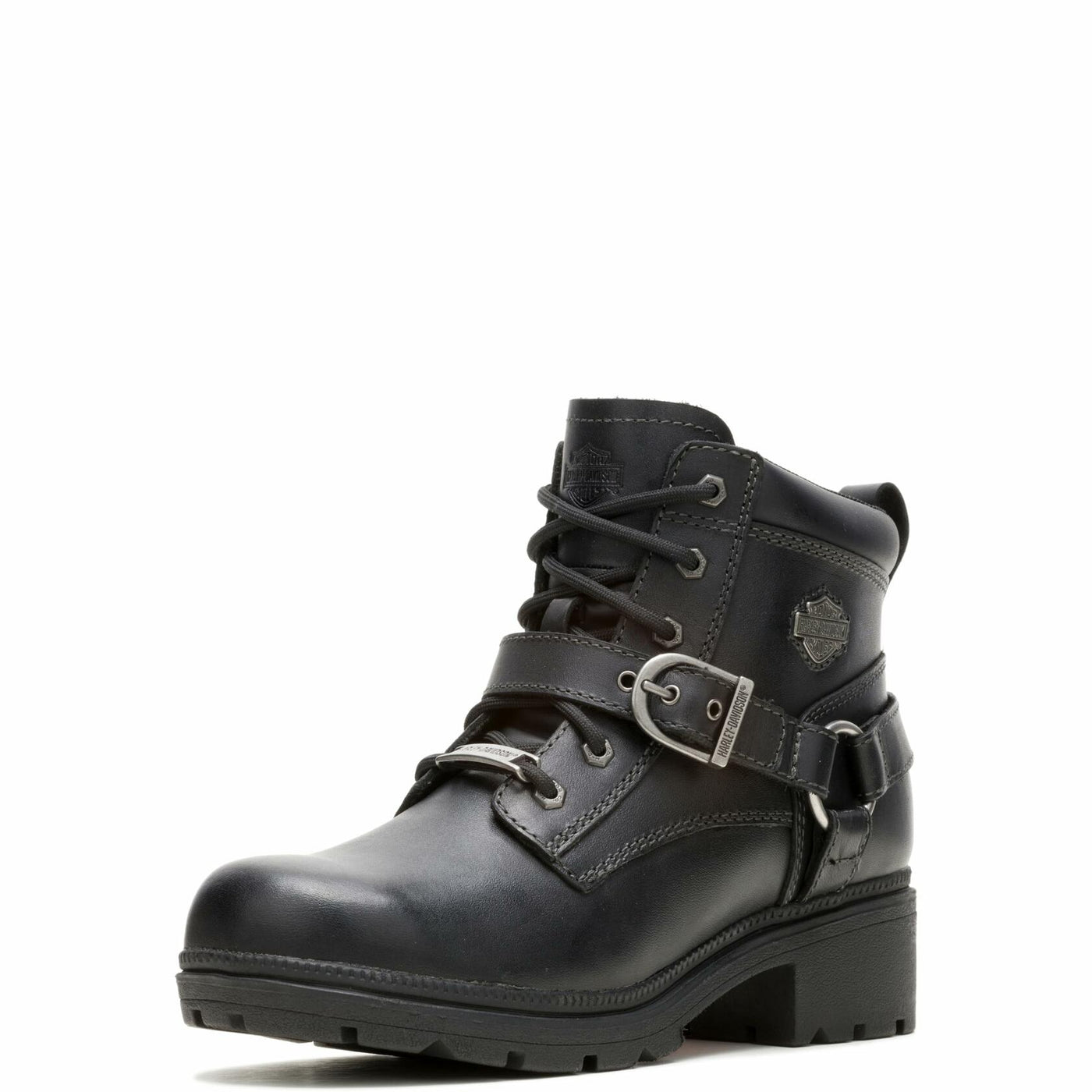 HARLEY-DAVIDSON FOOTWEAR Women's Tegan Ankle Boot ,Black,8.5 M US