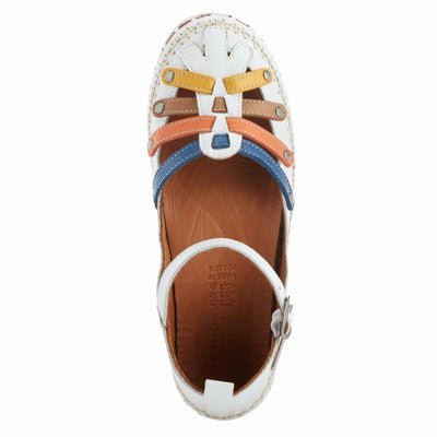 Spring Step Women's Apache Mary Jane Flat Shoe Grey Multi EU 38 / US 7.5-8