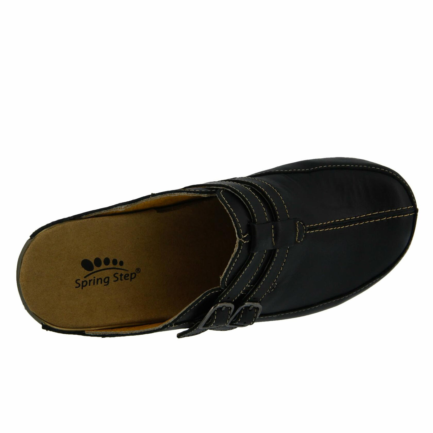 Spring Step Women's Happy Mule, Black, 36 EU/5.5-6 M US