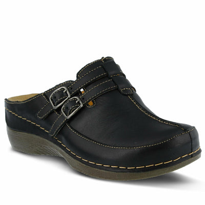 Spring Step Women's Happy Mule, Black, 40 EU/9 M US