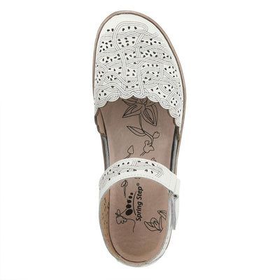Spring Step Women's Sabriye Wedge White EU 39 / US 8.5