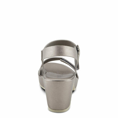 PATRIZIA Women's SANDLIN Slingback Heeled Sandals Pewter EU 41 / US 9.5-10