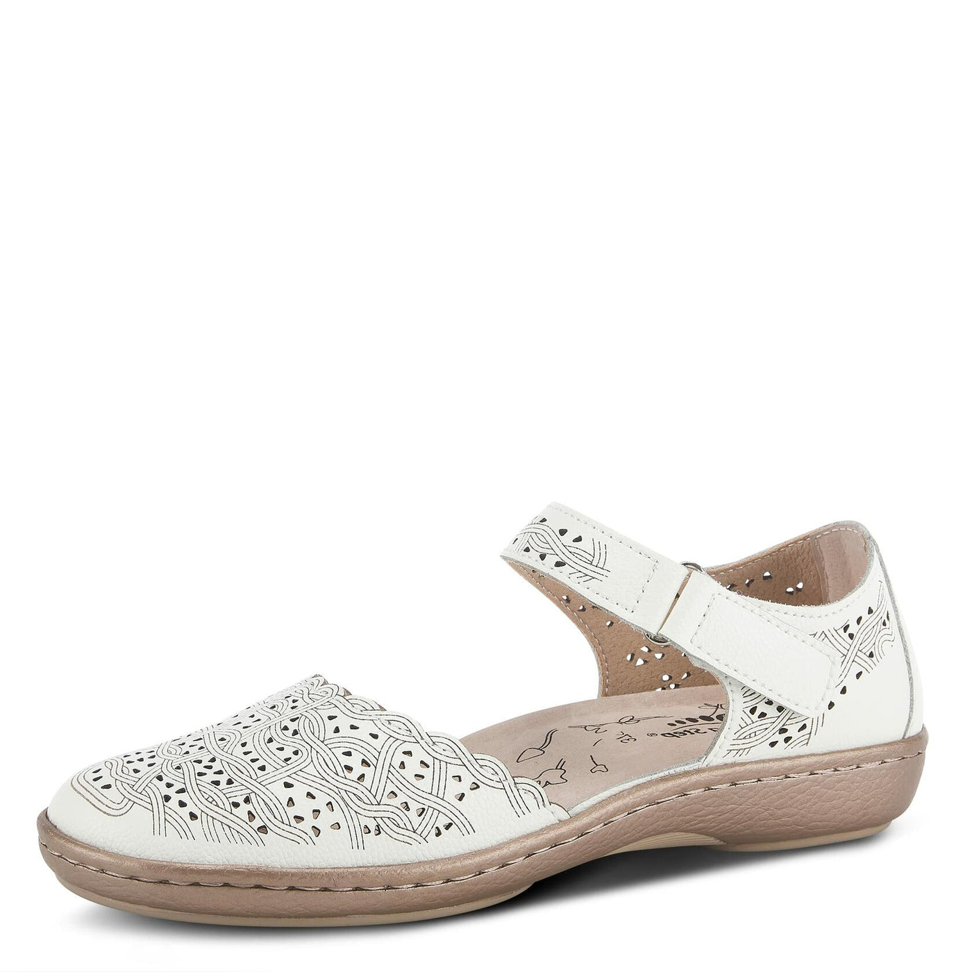 Spring Step Women's Sabriye Wedge White EU 39 / US 8.5