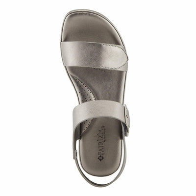 PATRIZIA Women's SANDLIN Slingback Heeled Sandals Pewter EU 41 / US 9.5-10