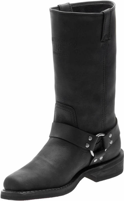 Harley-Davidson Men's Bowden Motorcycle Boot, Black, 8 Medium US