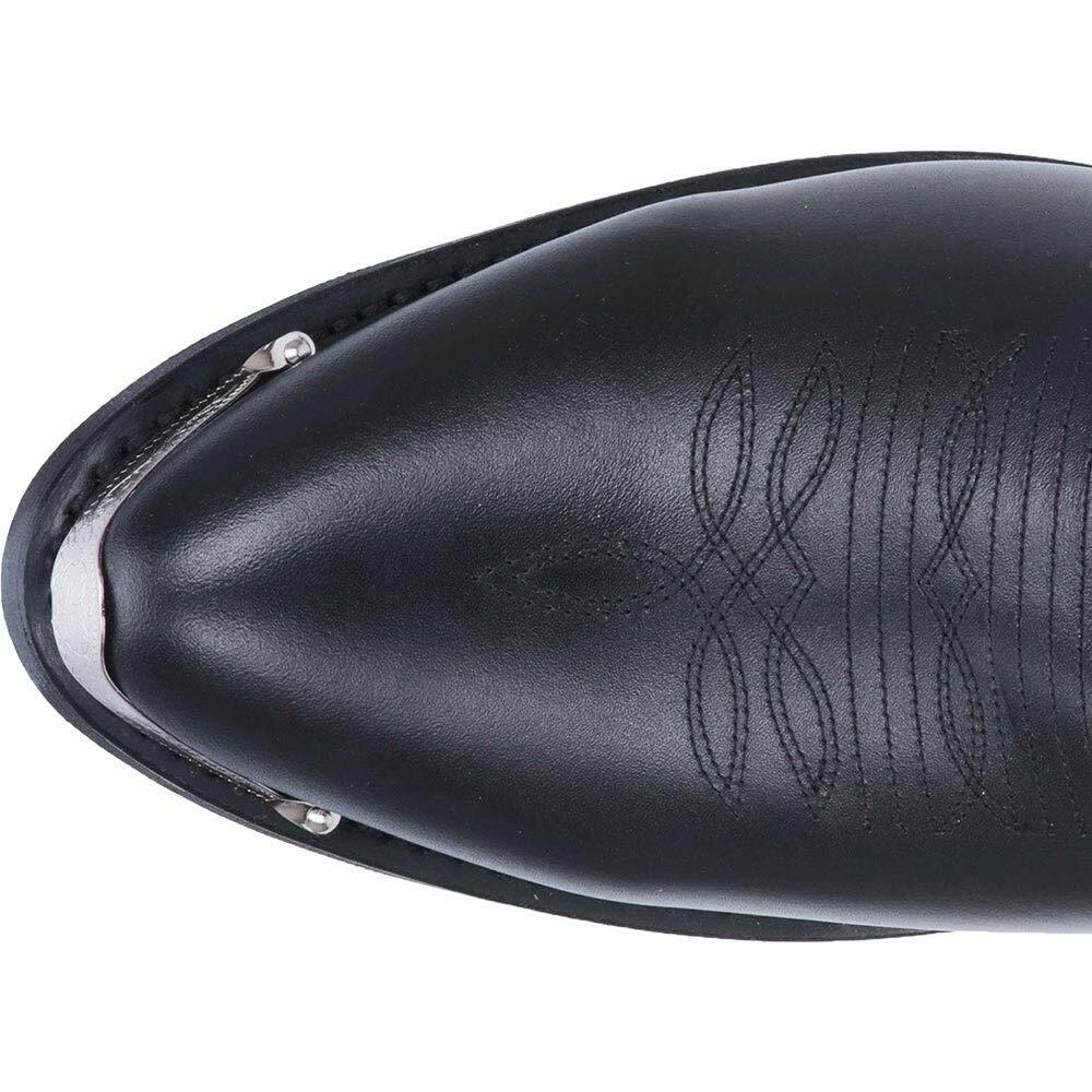 Laredo mens Mccomb Round Toe Cowboy Boots2, Black, 9 X-Wide