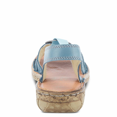 Spring Step KARMEL Sandal, Denim Blue, 40 Medium EU (US 9 US)