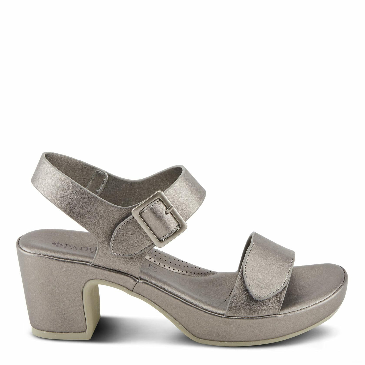 PATRIZIA Women's SANDLIN Slingback Heeled Sandals Pewter EU 41 / US 9.5-10