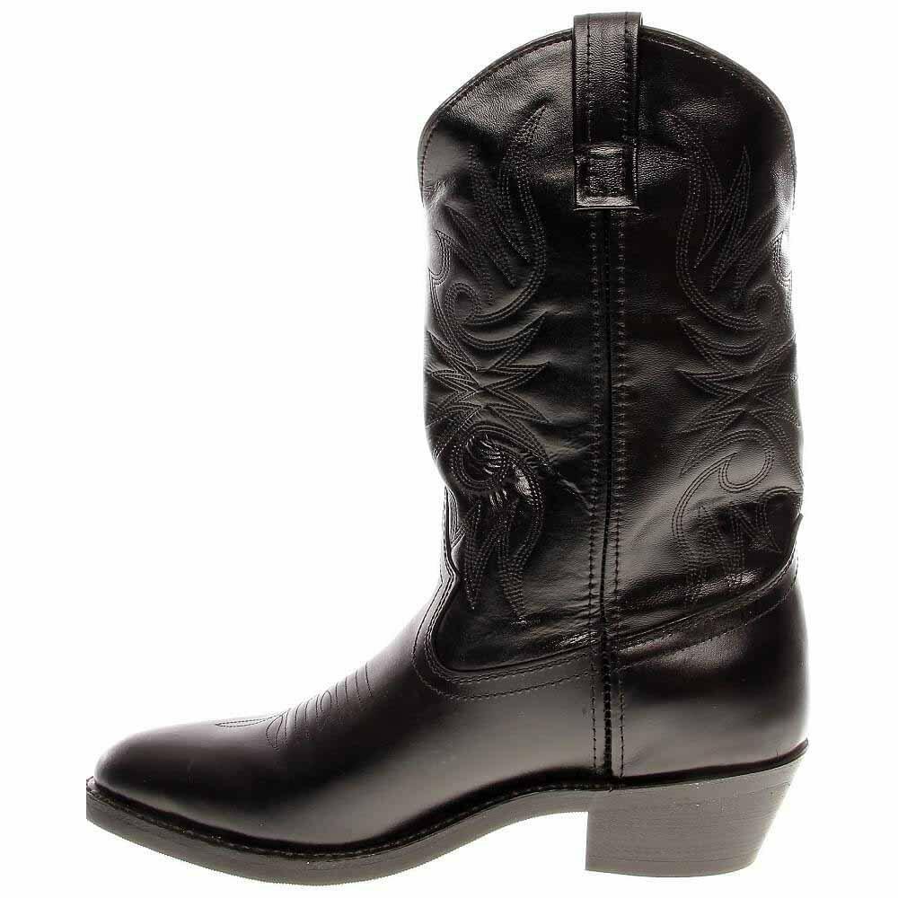 Laredo Mens Paris Round Toe Casual Boots Mid Calf - Black - Size 8 D_M
