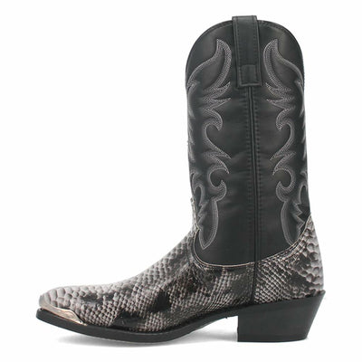 Laredo Men's 68067 Monty Western Boot,Black / White,7.5 D US