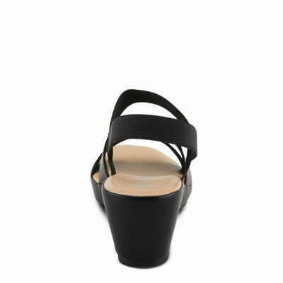 PATRIZIA Women's MARZULA Multi Strap Slingback Heeled Sandals Black EU 36 / US 5.5-6