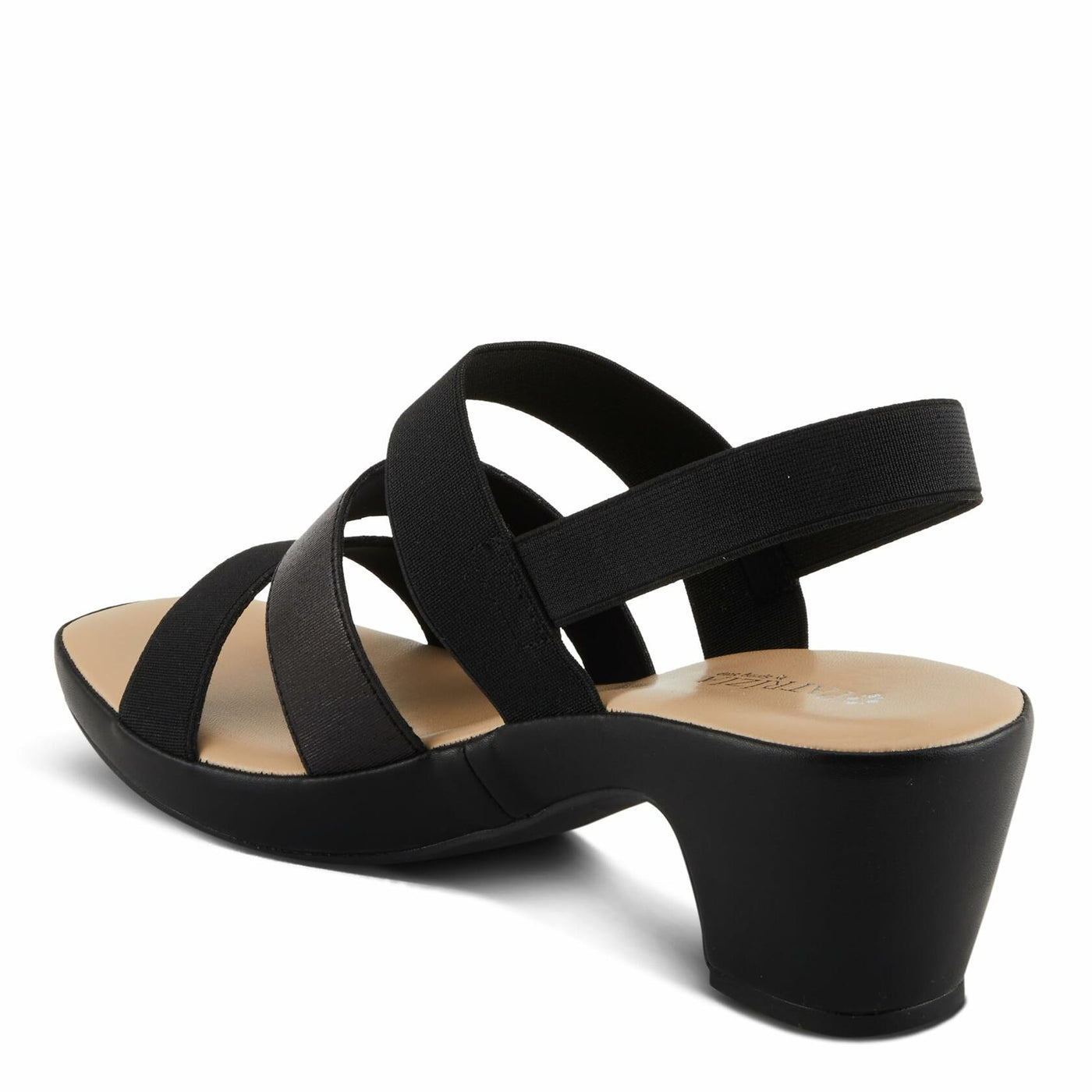 PATRIZIA Women's MARZULA Multi Strap Slingback Heeled Sandals Black EU 36 / US 5.5-6