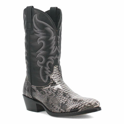 Laredo Men's 68067 Monty Western Boot,Black / White,7.5 D US