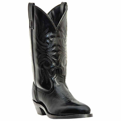 Laredo Mens Paris Round Toe Casual Boots Mid Calf - Black - Size 8 D_M