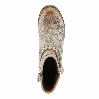 L'Artiste by Spring Step Women's Branchout Fashion Boot, Beige Multi, 11
