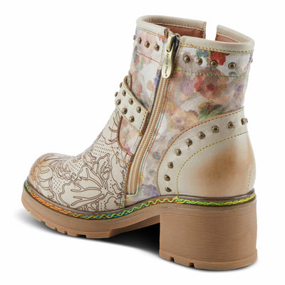 L'Artiste by Spring Step Women's Branchout Fashion Boot, Beige Multi, 11